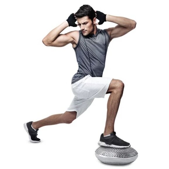 Core Master Inflatable 13" Balance Disc With Pump Fitness Workout Home Gym - NEW - Picture 2 of 4